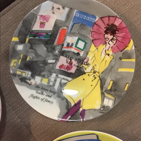 Kate Spade Plates Set of 4 - Picture 3 of 5